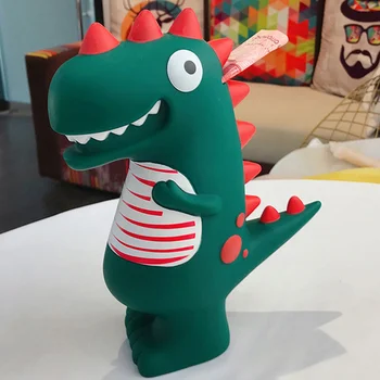 

Cute Dinosaur Money Boxes Creative Cartoon Mini Fall-proof Plastic Saving Container Piggy Bank Home Decorative Ornament Gifts