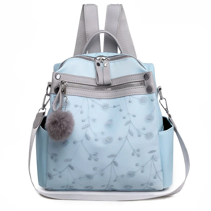 

PB1029 Backpack Women PU Leather Shoulder Bag For Teenage Girls Kids Multi-Function Small Bagpack Female Ladies School Backpack