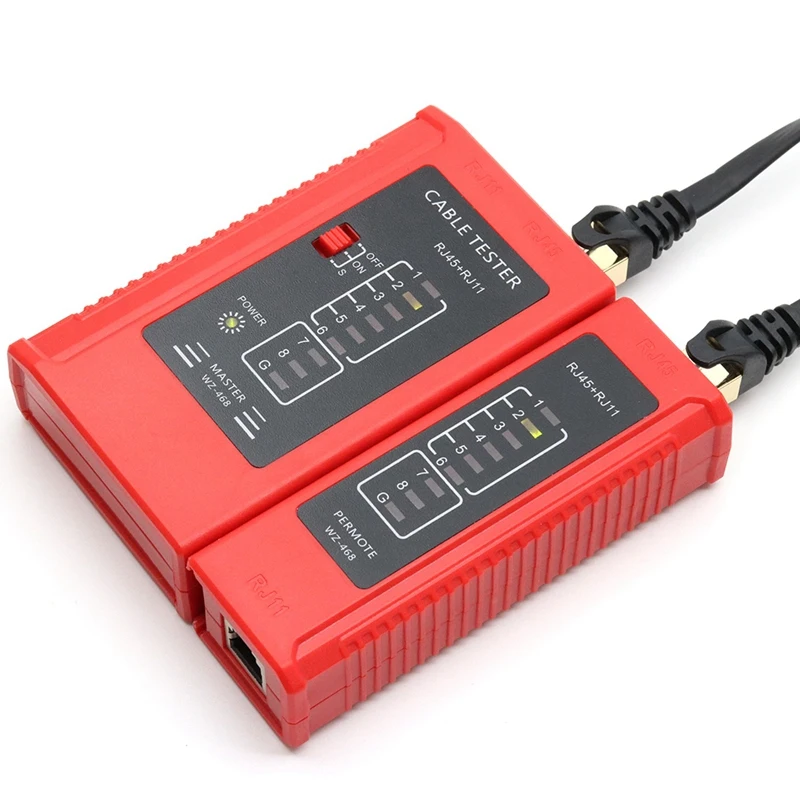 Сеть Rj45 тестовый er инструмент Провод RJ11 Rj12 8p 6p телефонный кабель 8p8c 6p4c Ethernet основной дистанционный последовательный тест
