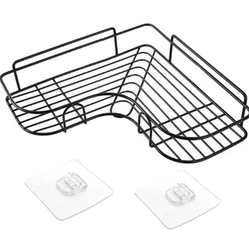 

Punch-free Corner Shelf Kitchen Corner Holder Bathroom Plate Rack Tidy Cupboard Kitchen Shelf Insert Organizer New Rack