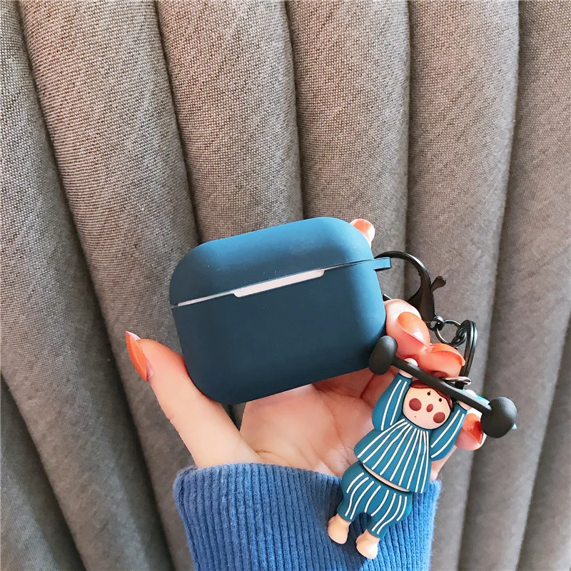  For Airpods Pro Case Silicone Cute Athletes Cartoon Headphone/Earpods Cover For Apple Air pods Pro Case