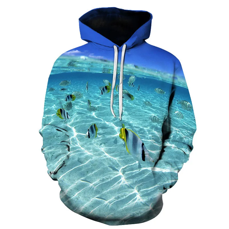 Модная одежда для рыбалки с 3D принтом, мужская спортивная куртка для велоспорта, зимнее теплое пальто с капюшоном, свитер, одежда для рыбалки