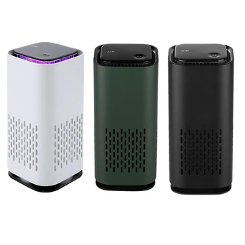 

Portable Air Purifier, USB Negative Ion Generator Air Freshener,Car Bedroom Allergies Pets Smoke Pollen Cleaner