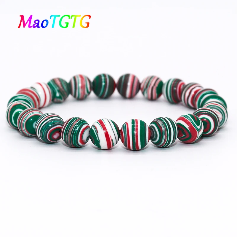 

Stylish Simple Round Loose Natural Stone Beads Women Bracelets Fashionable 8mm Round Colorful Line Beads Bracelets For Women