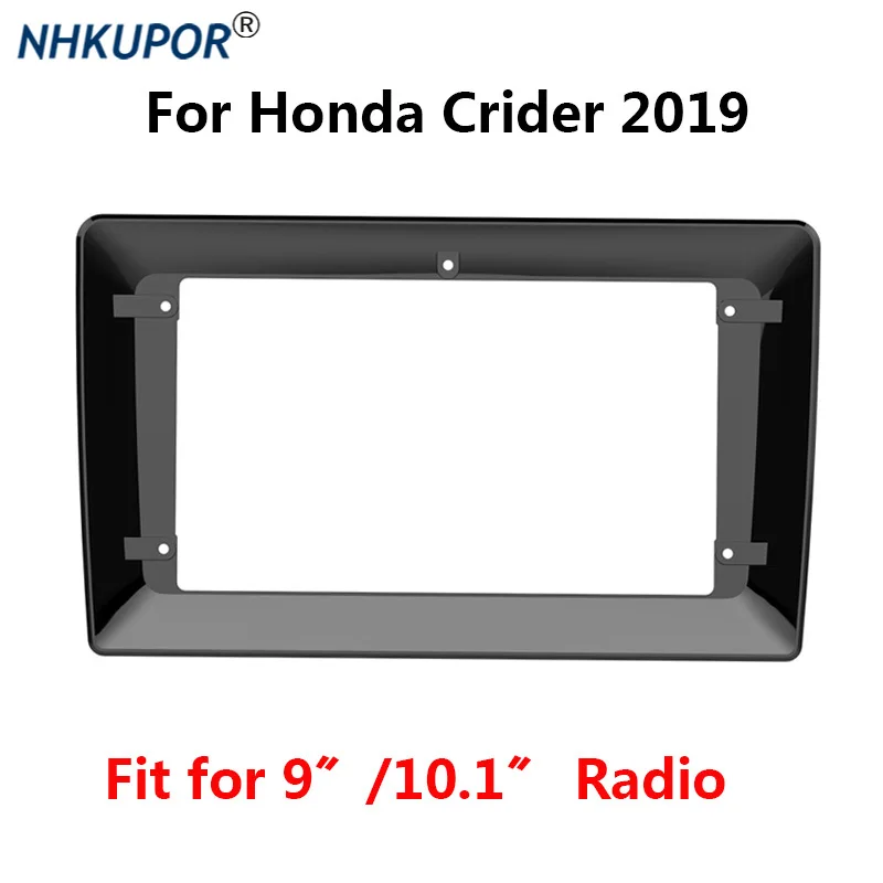 

Автомобильная радиоустановка с большим экраном 2 Din для Honda Crider 2019, комплект рамок, держатель центральной консоли, лицевая панель, отделочное крепление