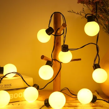 

1.5M 3M 6M 10M Fairy Garland LED Ball String Lights Waterproof for Christmas Tree Wedding Home Indoor Decoration Battery Powered