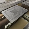 European Table Runner Flannel Diamond Silver Rhinestones Table Runner Cushion Cover Table Mat wedding decoration accessories 4