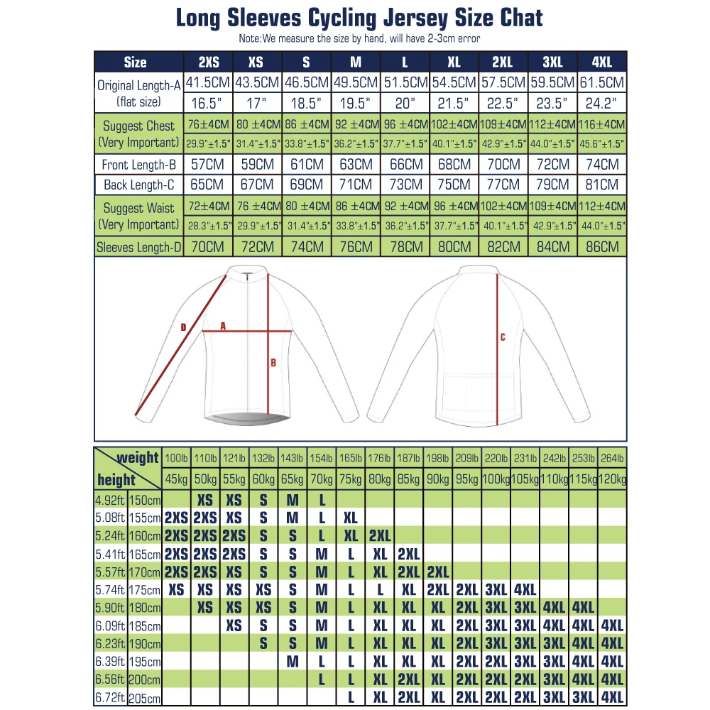Cycling Jersey Men Full Sleeves Quick Dry