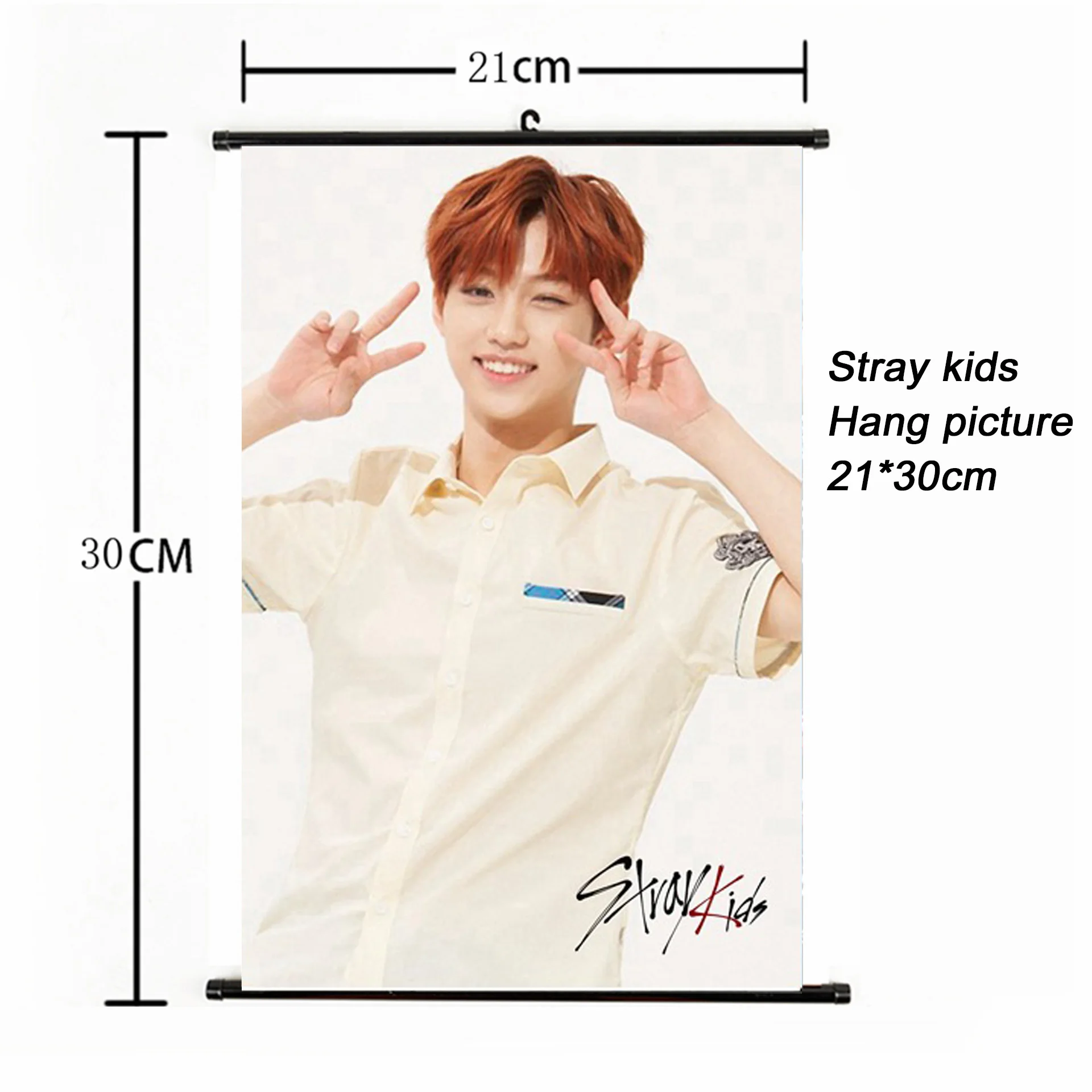 Модный Kpop Stray Kids повесить paintng 21*30 см плакат страй дети подписи альбом Фотокарта плакат вентиляторы коллекция Канцелярский набор