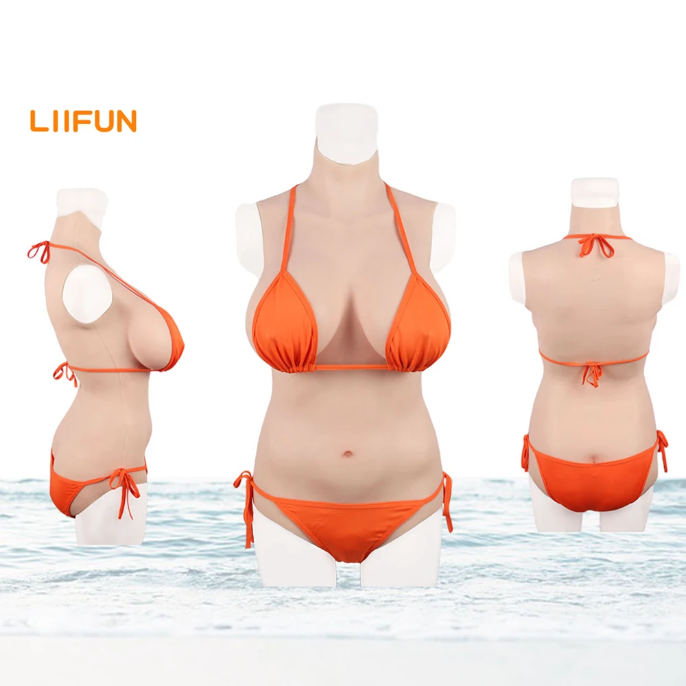 Силиконовые боди Liifun формы груди накладные проникающая киска с вагинальной