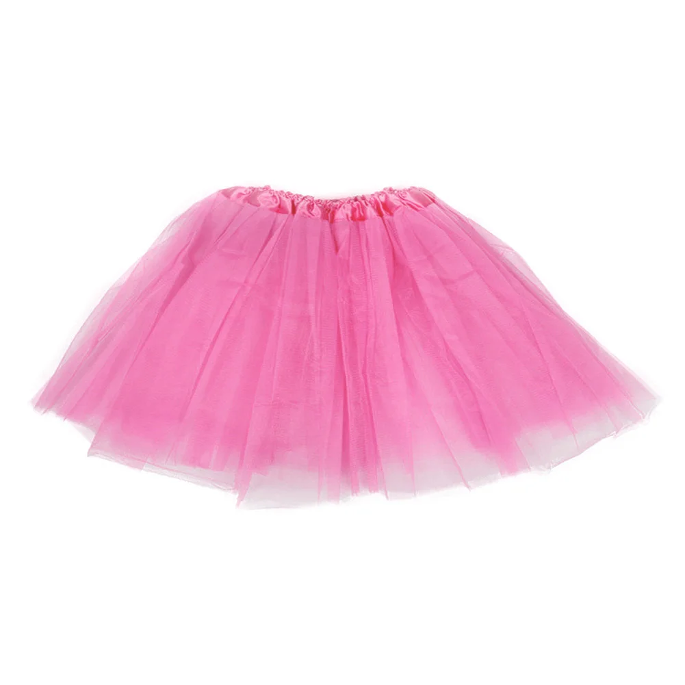 dark pink Хит, Dreamlike, для взрослых женщин, милые, необычные, одноцветные, для балета, танцевальная одежда принцессы, сетчатая юбка-пачка, короткие юбки, танцевальная феи, фатиновая юбка - Цвет: dark pink