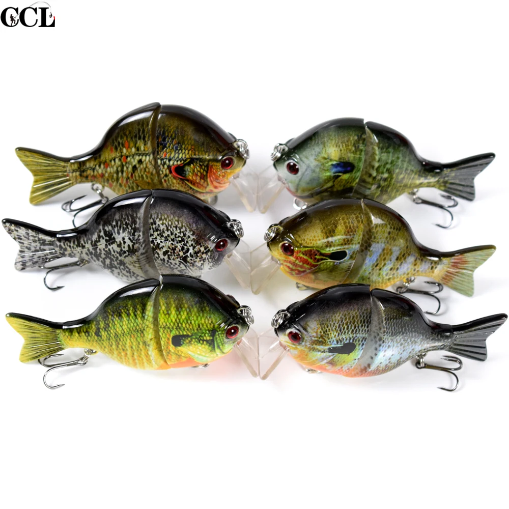 High Quality Bass Fishing Lures Square Bill Floating Swimbait Bluegill Lure  3.5inch 32g New Jointed Baitfish Fishing