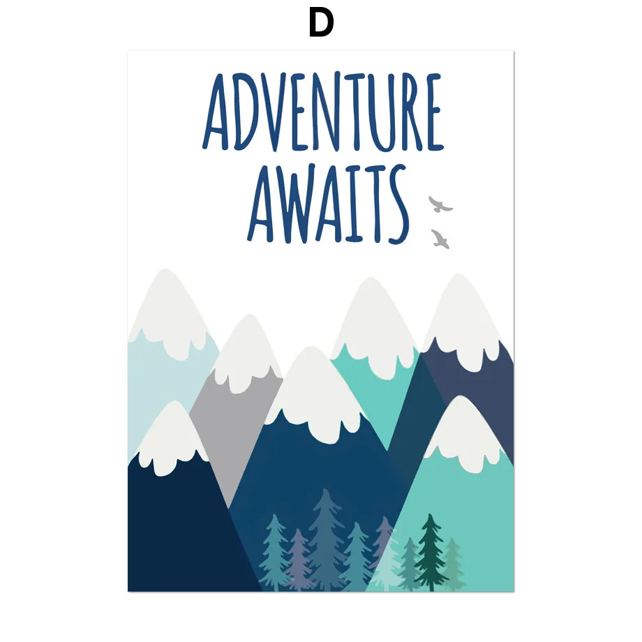 Wall-Art-Canvas-Painting-Cartoon-Plane-Hot-Air-Balloon-World-Map-Nordic-Posters-And-Prints-Wall (6)