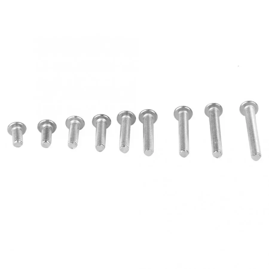 Flat Washer 62pcs SUS304 M2.5 Pan Hex Socket Screw Nut Flat Washer Spring Gasket Wrench Kit tornillos cabeza
