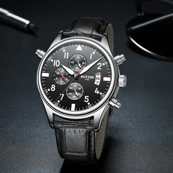 

Casual Watch Men Luminous Business Watches Tungsten Steel Color Waterproof Student Male Calendar Luxury Quartz Watch WL004P