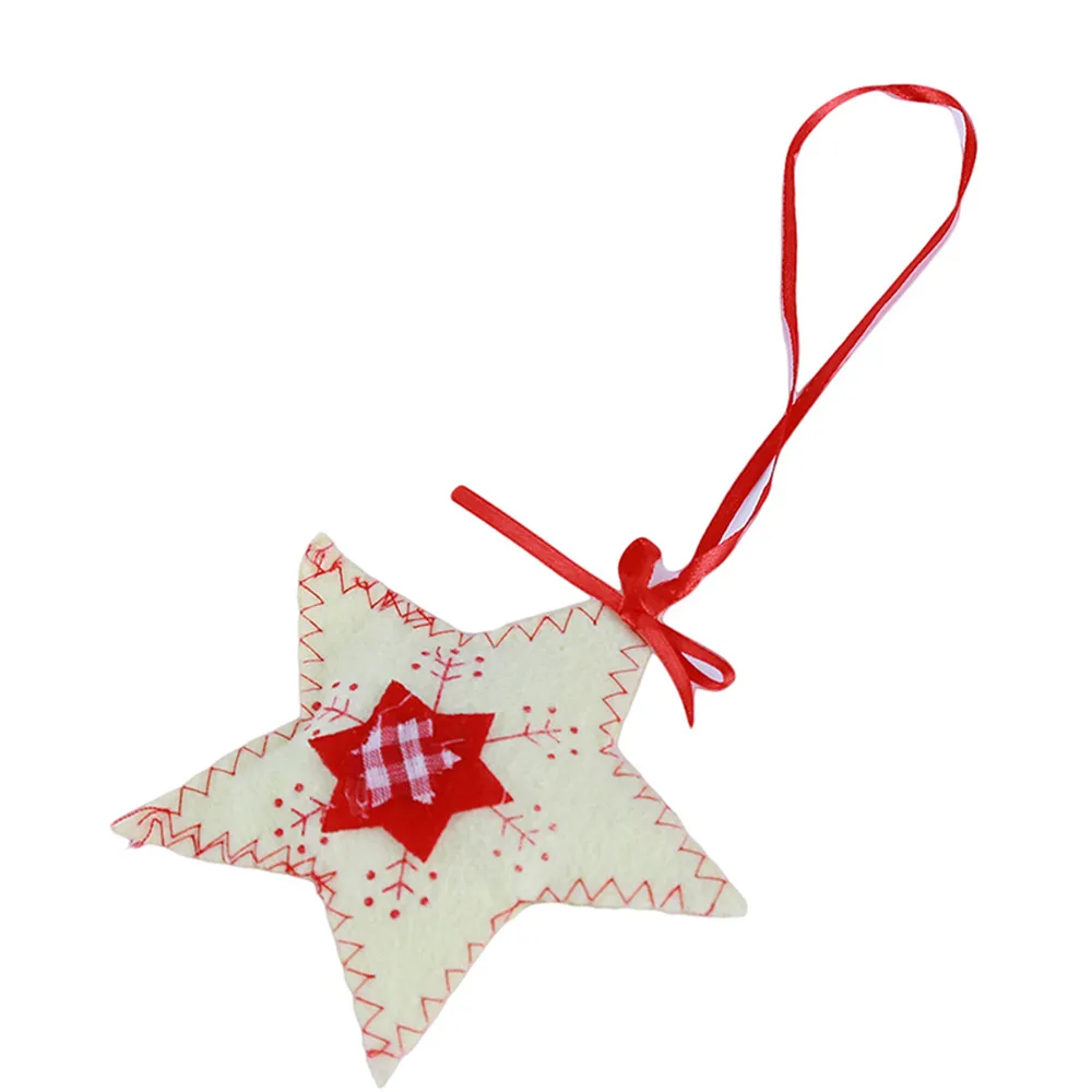 Ellenmar 3 шт. прекрасный набор украшений для рождественской елки Звезда Сердце Рождественская елка Подвески Рождественская елка подвесное украшение
