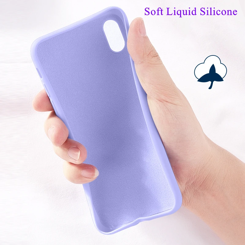 Silicone Solid Candy Color Case for Samsung Galaxy S7 S8 S9 S10 Plus Note 8 9 10 A10 A20 A30 A40 A50 A60 A70 A8 A90 M10 M20 M30