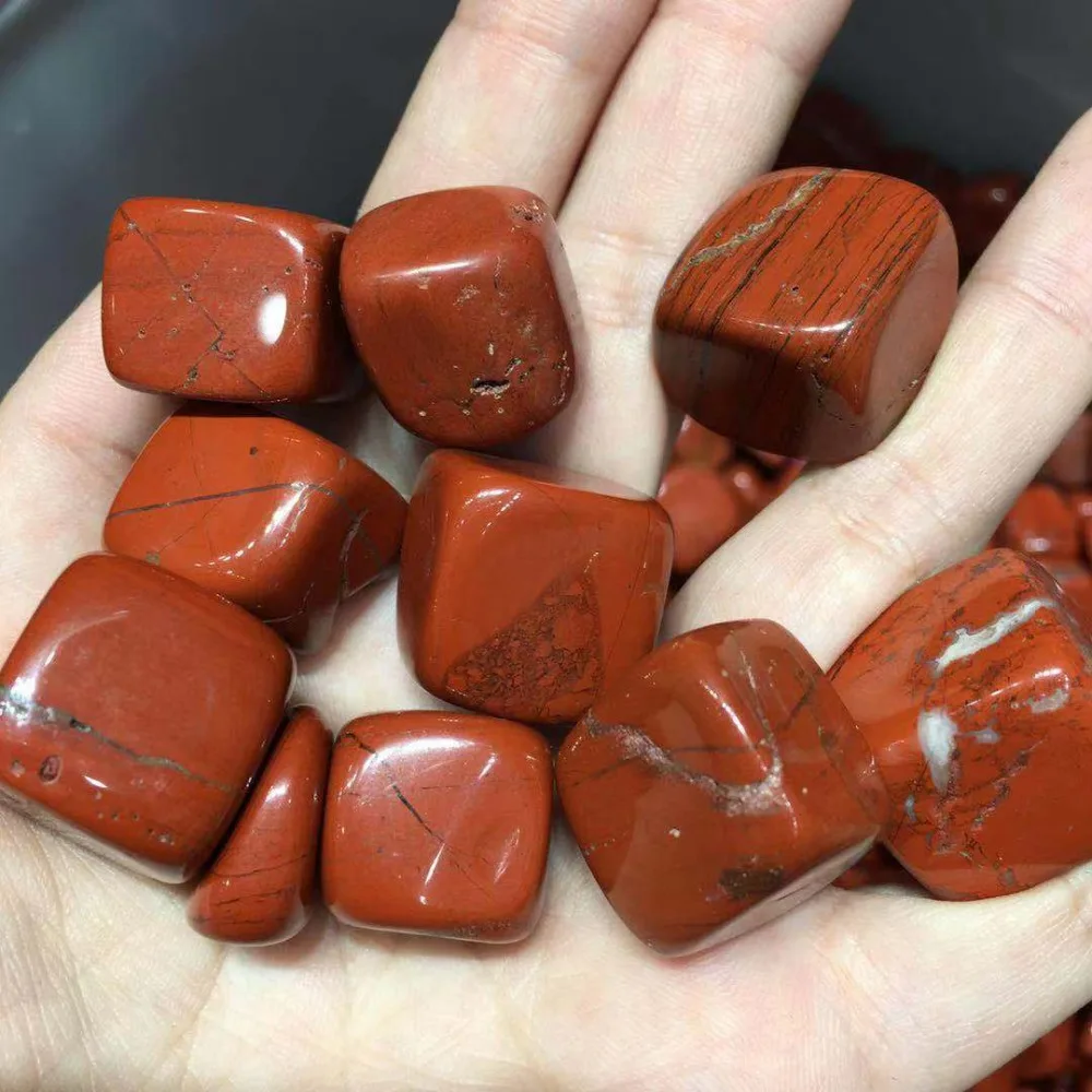 Red jasper  stones (6)