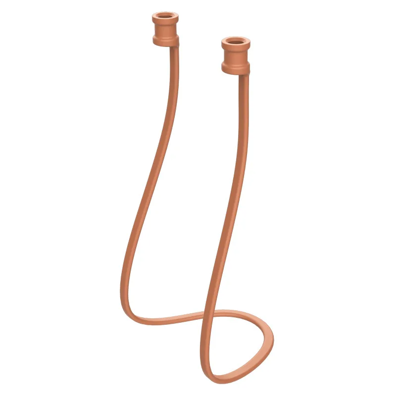Беспроводные наушники веревка линия Мода силиконовый шейный ремешок для Apple Airpods анти-потеря веревка силиконовый шнурок 2 поколения - Цвет: 07