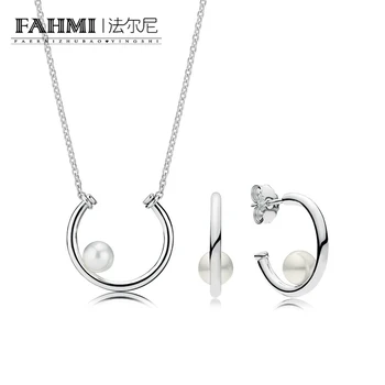 

2020 100% 925 Sterling Silver New Listing RAU0536 Purely Necklace and Earring Gift Set Original Jewelry Charming Women Gift