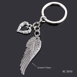 Original Dragon Heart Keychain: Unique Jewelry Gift for Friends and Loved Ones (KC5010 Wing Love)