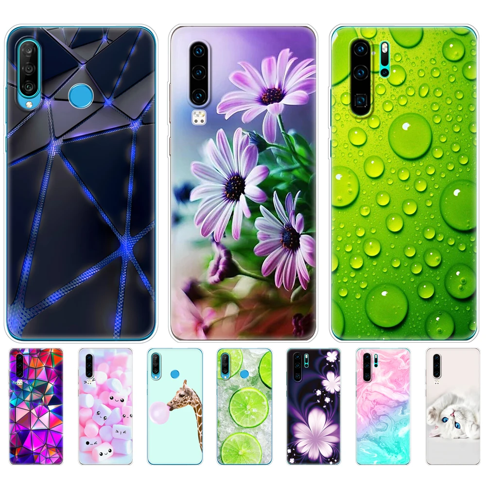 Чехол для Huawei P30 Pro чехол P30Pro силиконовый задней панели телефона из ТПУ VOG-L29 ELE-L29 P 30