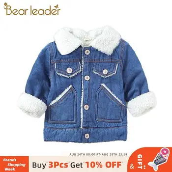 

Bear Leader Children Autumn and Winter Thick Jackets Girls and Boys Warm Outerwear Jeans Down Parkas Kids Fashion Snowsuits 1 5Y