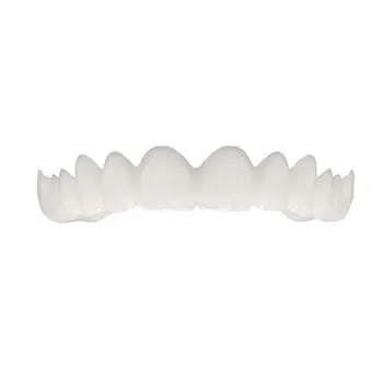 

Perfect Smile Snap-On Bracket Upper Teeth Simulation Braces Whitening Set Second Generation Silicone Simulation Teeth Dentures