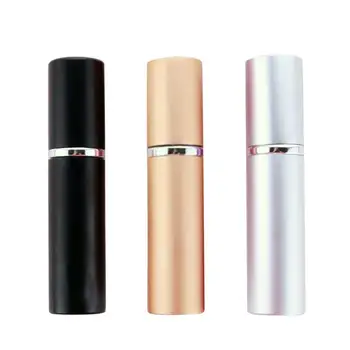 

3pcs 5ml Refillable Mini Perfume Spray Bottles Fine Metal Aluminum Shell and Glass Liner Cosmetic Container Spray Atomizer