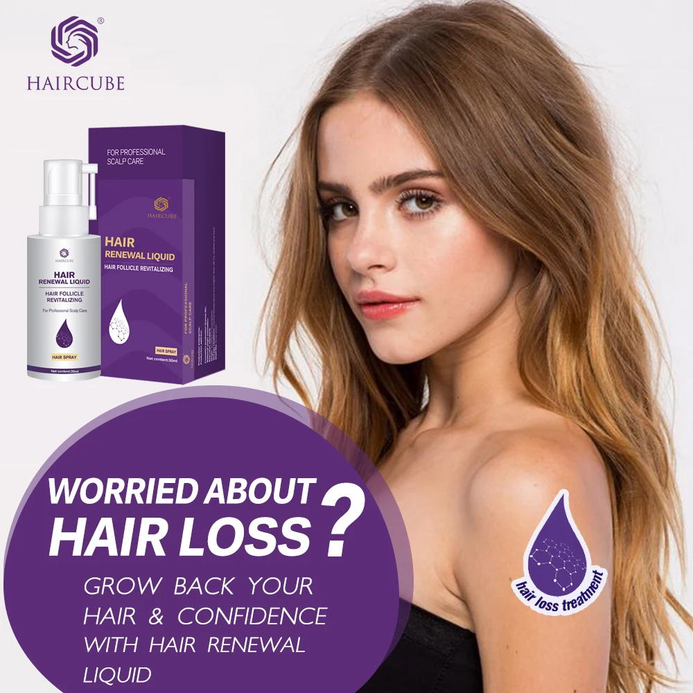 HAIRCUBE спрей против выпадения волос эфирное масло для Восстановления сухих
