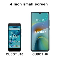 Cubot Android 11 Smartphone J10 4-Inch Screen MINI Mobile Phones 32GB ROM Dual SIM 3G Face ID 2350mAh 5MP Celular Smart Phone 2