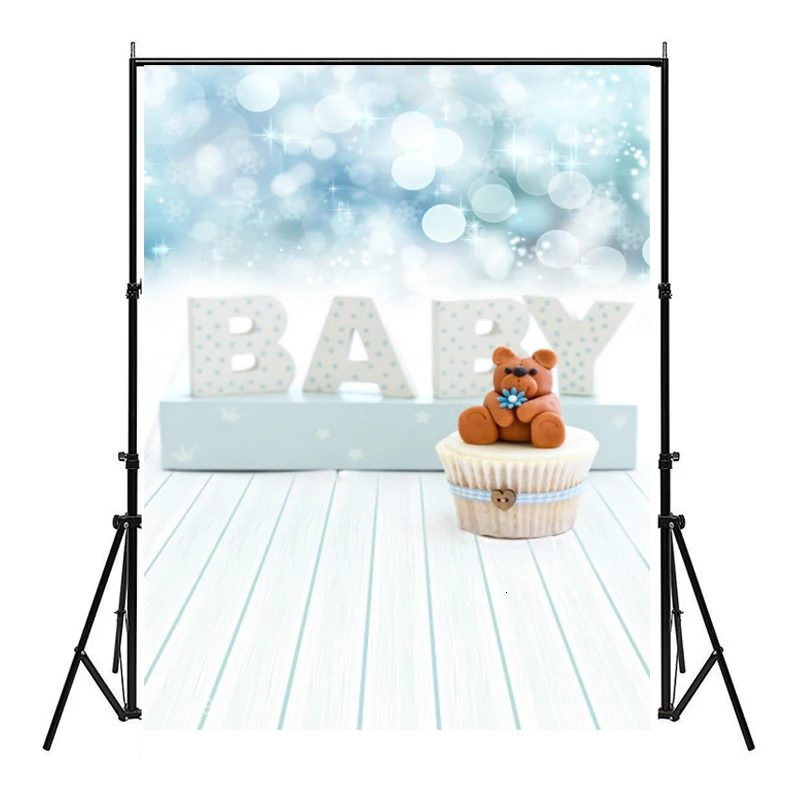 

WHISM Baby Birthday Party Photography Background Cloth Photo Cloth-5*7 Feet Furniture Decoration Painting