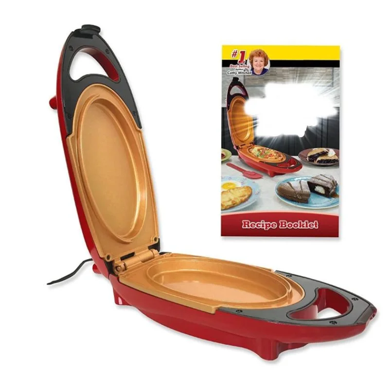 

2019The New 5 minutes heat non-stick frying pan multifunctional non-smoking pan upscale electric barbecue steak pan
