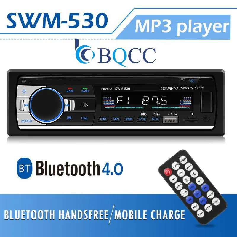Автомагнитола SWM 1Din 12 В Bluetooth MP3 USB SD AUX|Автомобильные радиоприемники| |