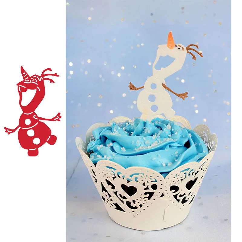 

Xmas Cartoon Snowman Metal Cutting Dies Stencil For Scrapbooking Paper Cards Crafts New 2019 Dies Cutter Decorative Embossing