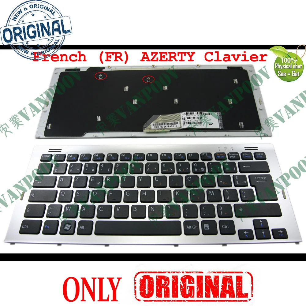 Новая клавиатура для ноутбука Sony VGN SR SR400 SR140 SR190 SR220 SR240 SR390 PCG 5R1T 5N1T 5S1T 5T1T 5T2T French AZERTY