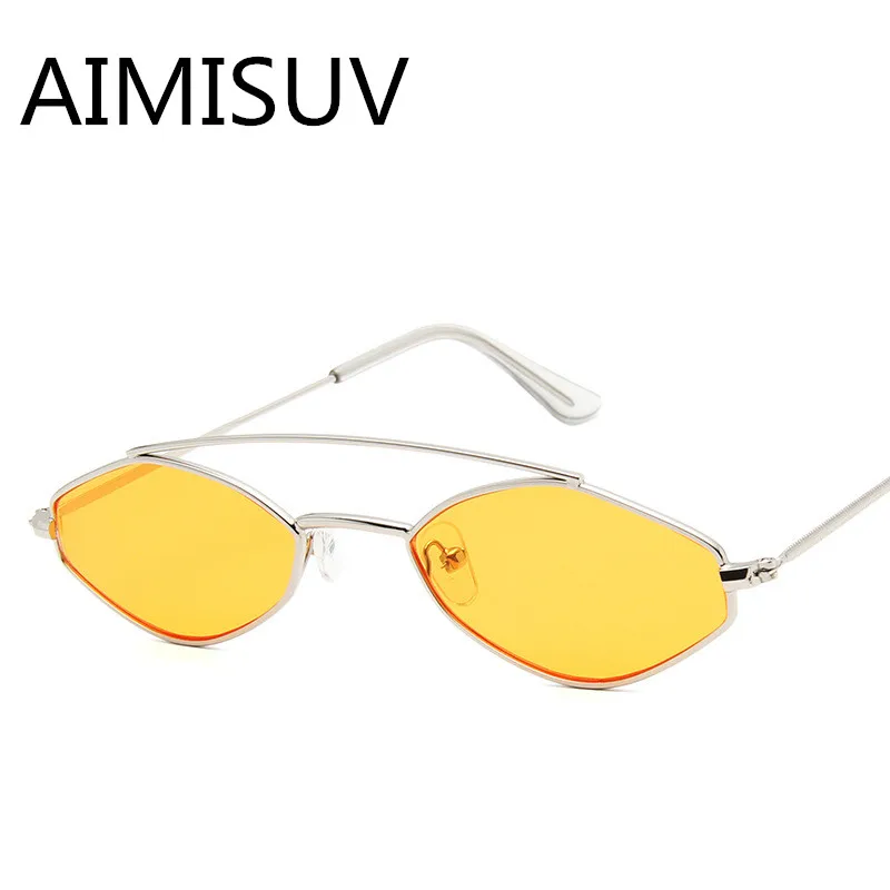 Женские и мужские узкие круглые очки AIMISUV винтажные брендовые дизайнерские