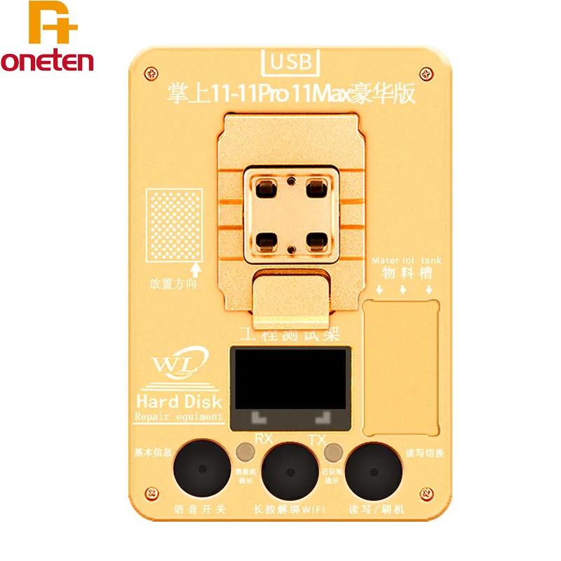 11-11PRO WL PCIE NAND Программист для чтения данных для iPhone11pro XR XS 8G 8P 7P 7 6SP 6G 5S HDD серийный номер SN инструмент для IPAD Pro программист - Цвет: 11-11PRO