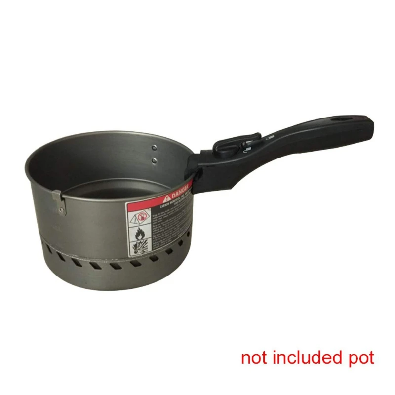 Housheold черная Замена Housheold кастрюля кухонная посуда съемная ручка для кастрюли универсальная сковорода Съемная против обжига