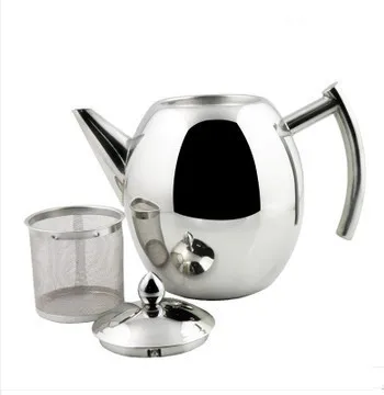 Travel Coffee Pot with Filter Large Capacity 1L Water Bottle Stainless Steel Tea Kettle Drip Kitchen Accessory | Дом и сад