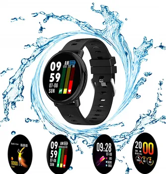 

Smart Watch K1 Men's and Women's IP68 Waterproof Activity Watch Fitness Tracker Heart Rate Monitor for IOS and Android