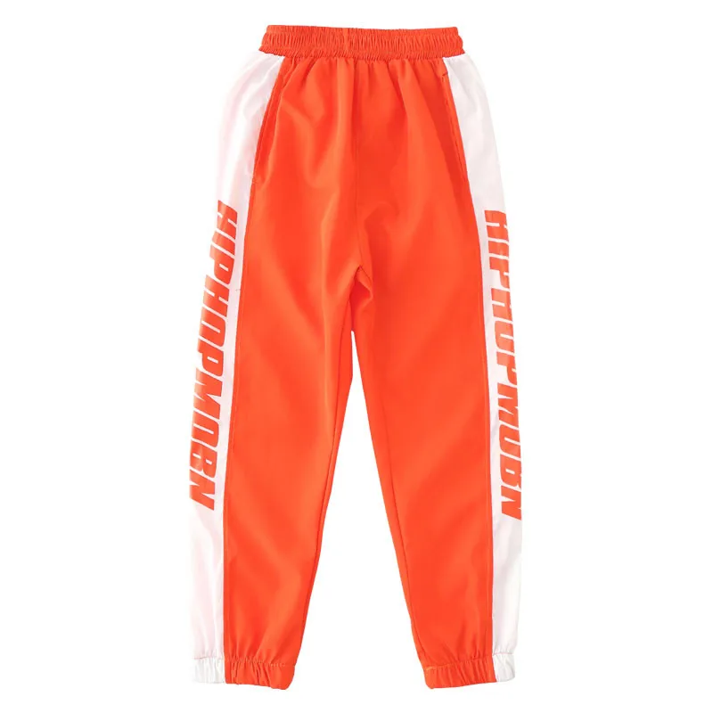 Pants 2 Детский комплект для уличных танцев в стиле хип-хоп; сезон осень-зима; Корейская версия красивых воздушных крутых костюмов для мальчиков и девочек - Цвет: Pants 2