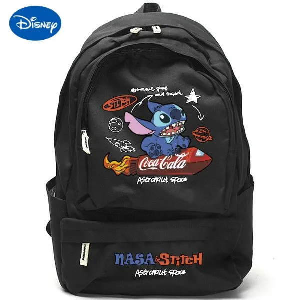 

Original Disney Stitch Cartoon Tide Brand Large Capacity Student High School Student School Bag Backpack Backpack Men And Women