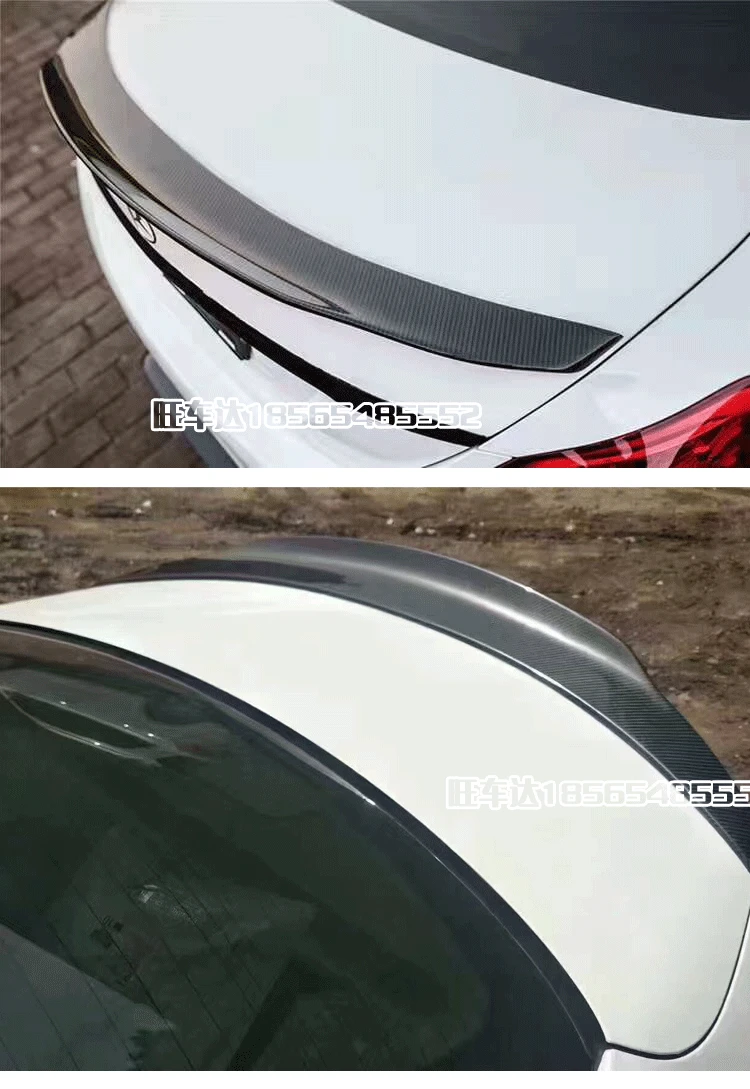 Подходит для Mercedes-Benz w205 c180 psm спойлер из углеродного волокна крыло