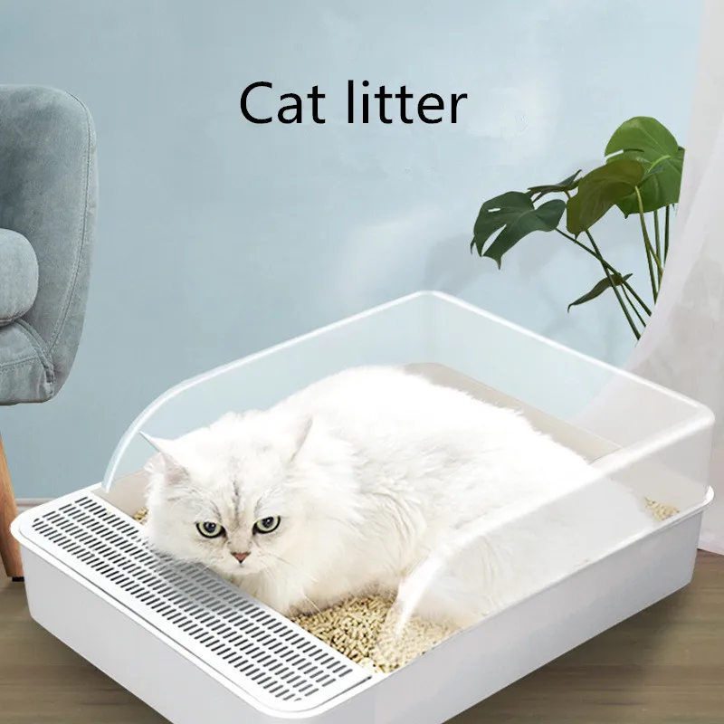 Cats Litter Box Pet Toilet Bedpan Anti Splash Cat Dog Tray Pet Toilet Dog Clean Toilette Home Plastic Sand Box Supplies Cats Litter Box Pet Toilet Bedpan Anti Splash Cat Dog Tray Pet Toilet Dog Clean Toilette Home Plastic Sand Box Supplies