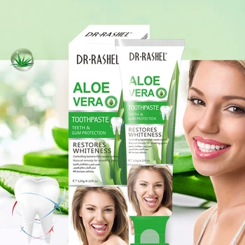 

Oral Aloe Plant Herb Toothpaste 120g Cleaning Hygiene Oral Care Remove Stains Anti-bacterial Teeth Whitening Toothpaste
