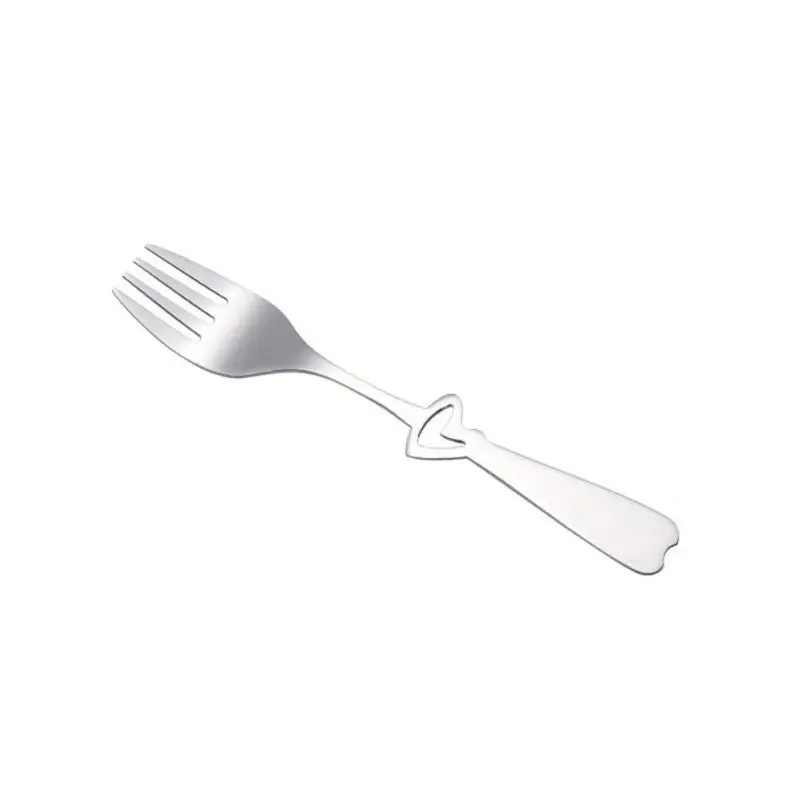 2 Stainless Steel Spoon Creative Heart Shaped Spoon Coffee Stirring Spoon Valentine's Gift Kitchen Accessories Tableware CM - Цвет: 2