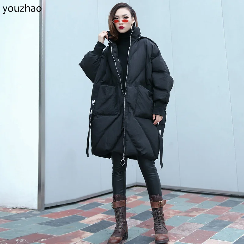 Женская пуховая хлопковая одежда размера плюс 4XL 5XL 6XL, Женская Толстая куртка с капюшоном, новинка, модные женские зимние пальто и куртки