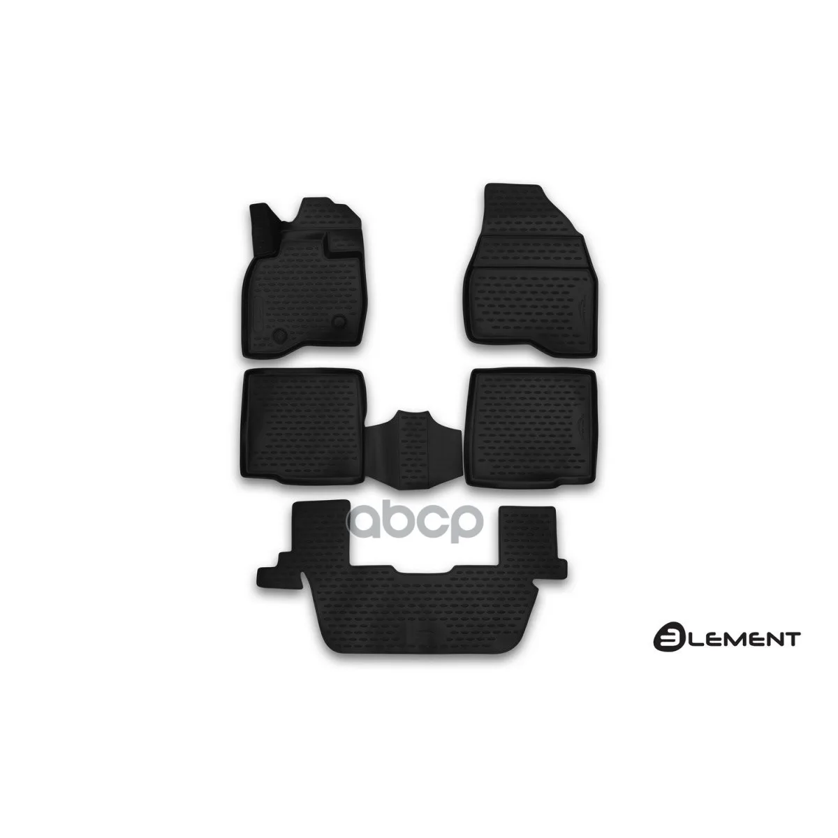 Коврики 3d В Салон Ford Explorer,-, 5 Шт.(Полиуретан) ELEMENT арт. ELEMENT3D1676210k