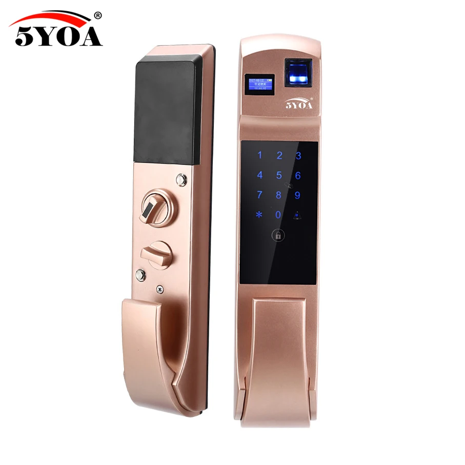 

Fully Automatic Fingerprint Lock Password Intelligence Guard Against Theft Household Electronics Pay By Card On Unlockin access